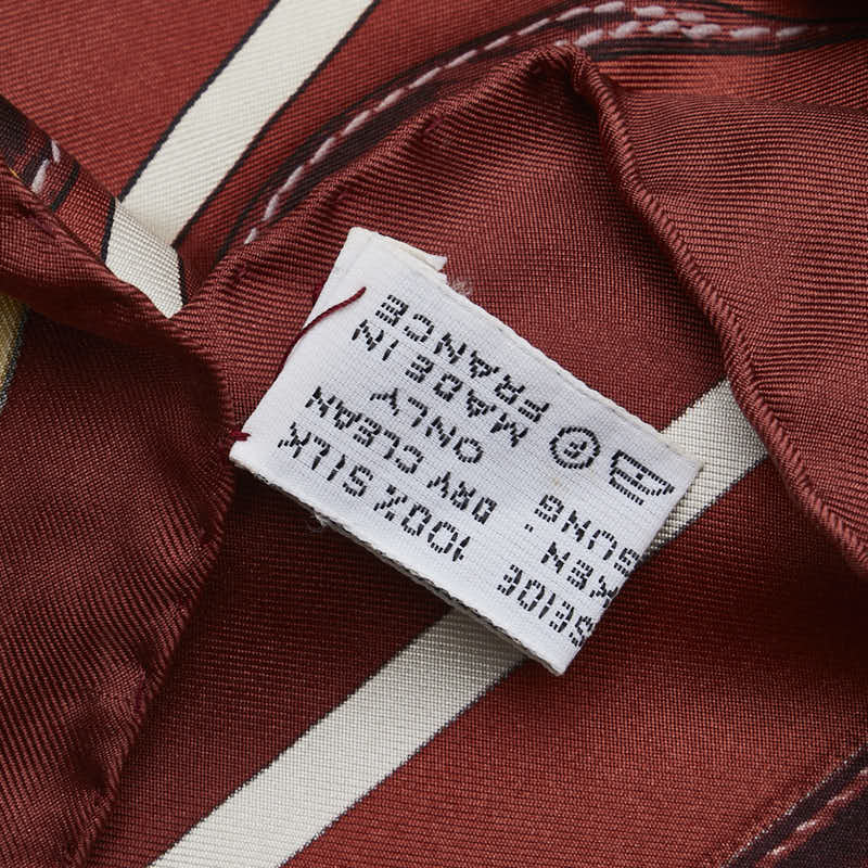 Cartier Silk Chain Belt Logo Scarf