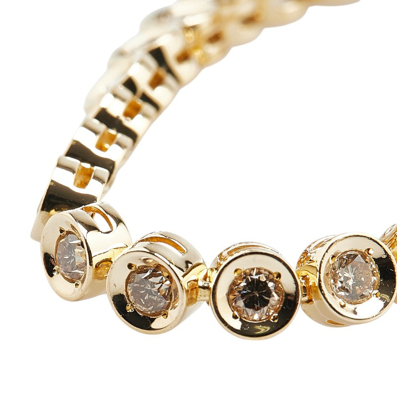 K18YG Gold Diamond Tennis Bracelet