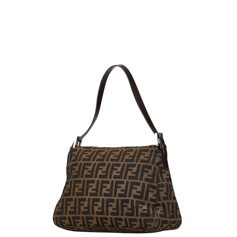 Fendi Mamma Bucket Shoulder Bag Canvas Leather