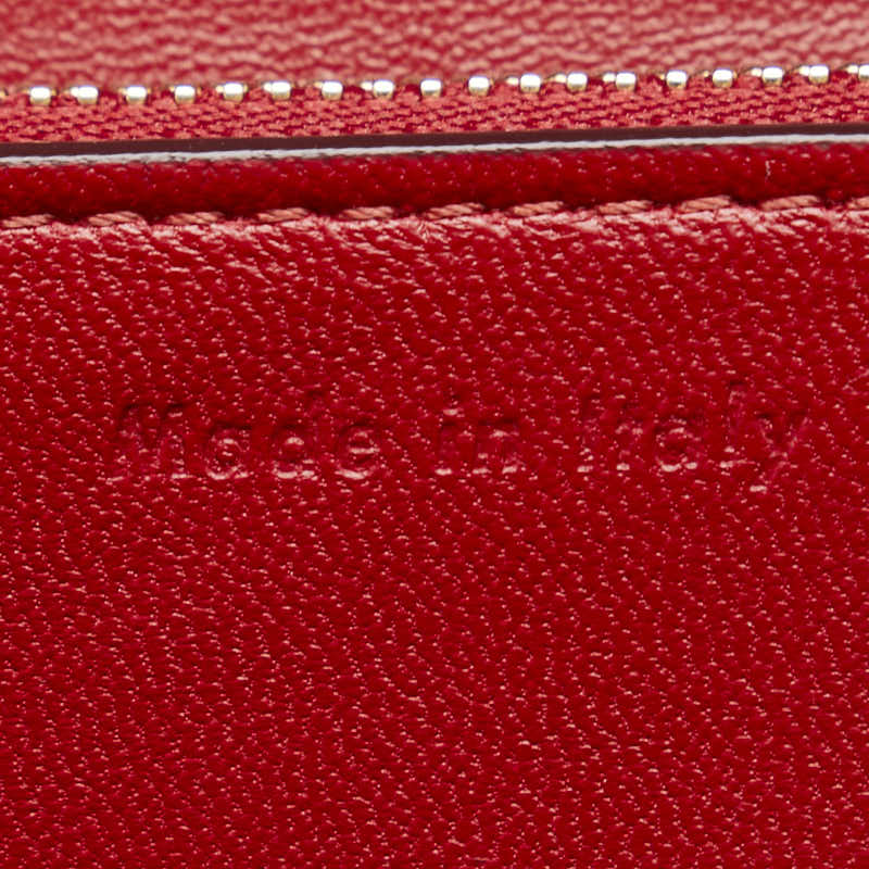 Celine Classic Box Leather Shoulder Bag Red