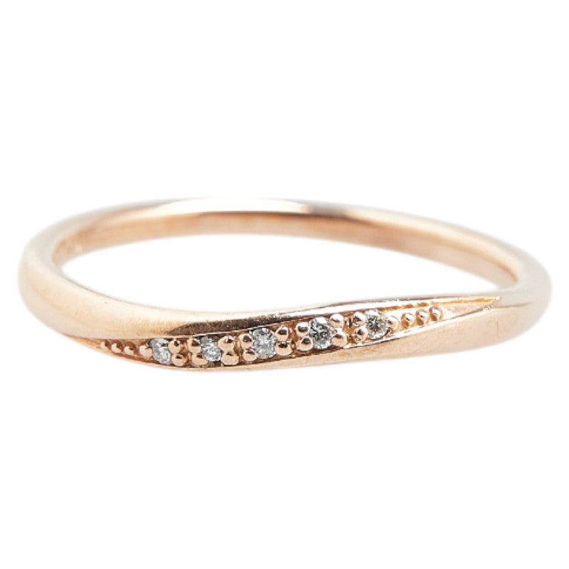 K10PG Pink Gold Diamond Ring