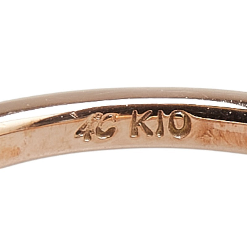 K10PG Pink Gold Diamond Ring