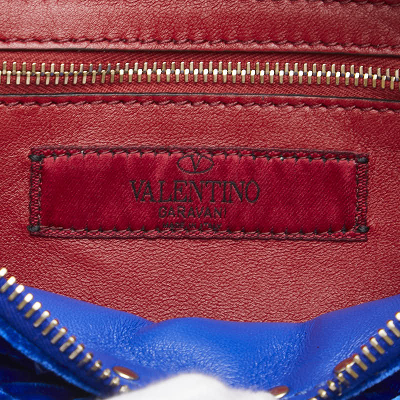 Valentino Rockstuds Velour Leather Waist Bag