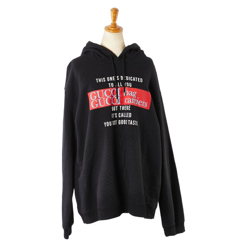 Gucci Cotton Print Pullover Hoodie M