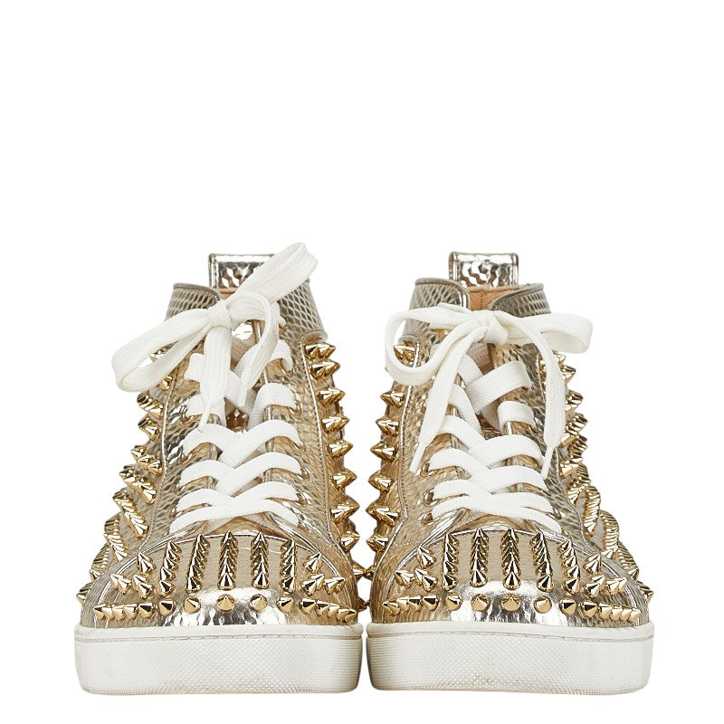 Christian Louboutin Spike Studded High-Top Sneakers