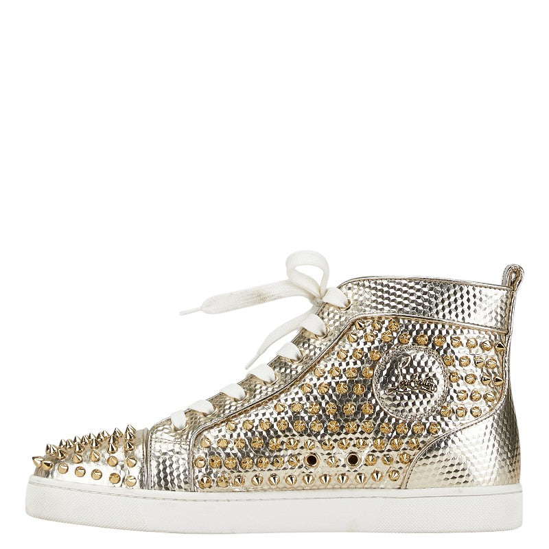 Christian Louboutin Spike Studded High-Top Sneakers