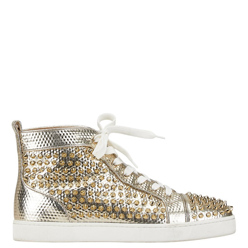 Christian Louboutin Spike Studded High-Top Sneakers