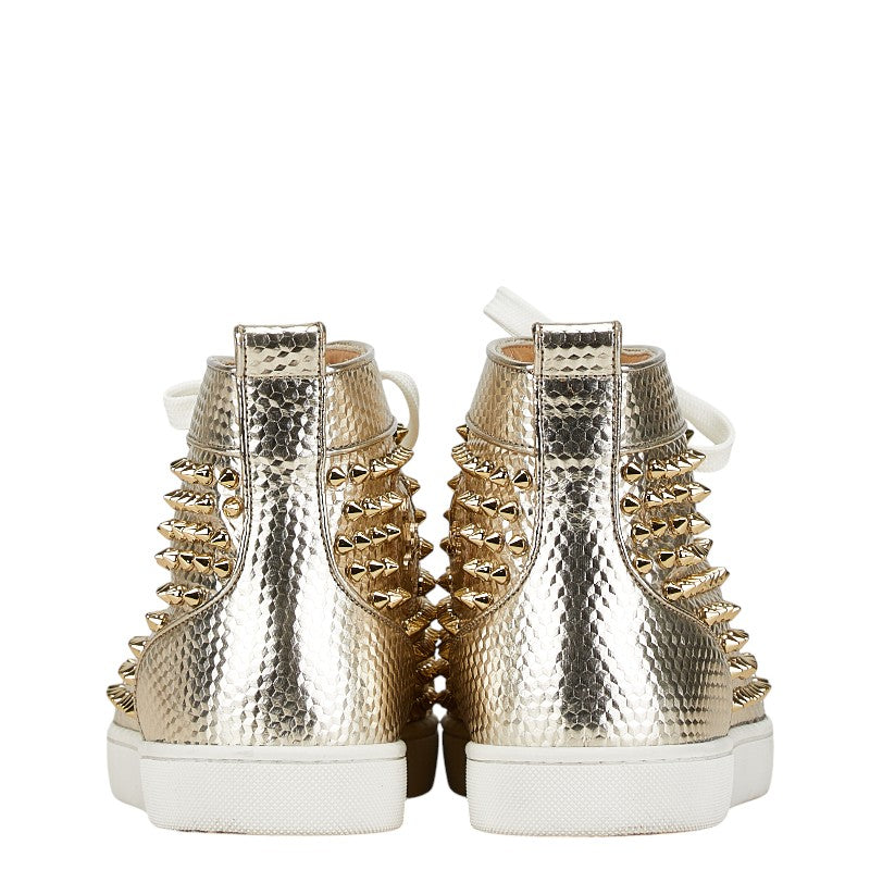 Christian Louboutin Spike Studded High-Top Sneakers