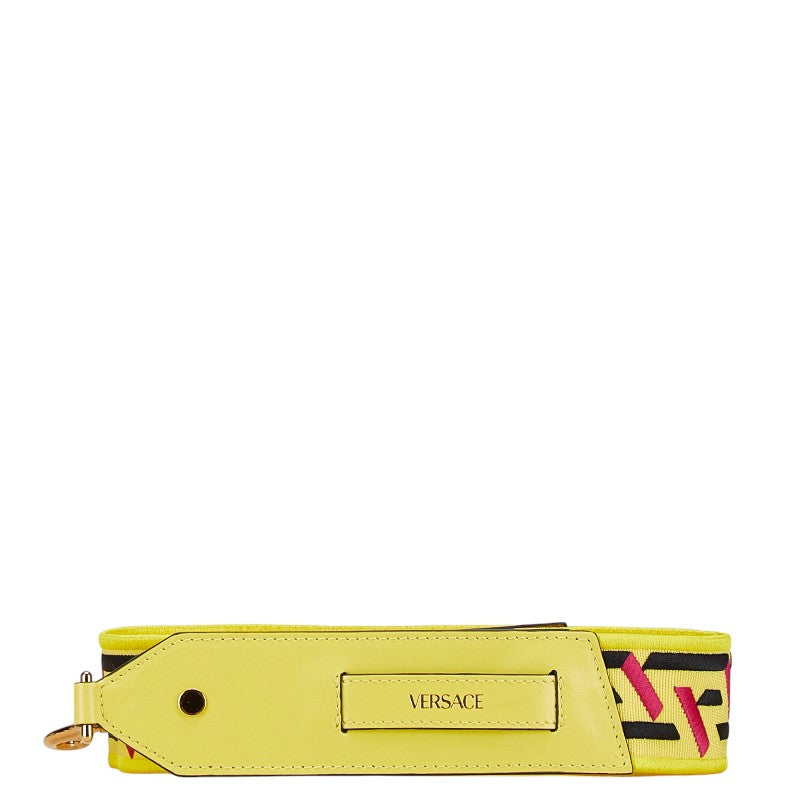 Versace Canvas Leather Shoulder Strap