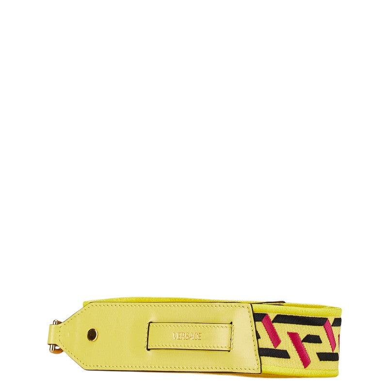 Versace Canvas Leather Shoulder Strap