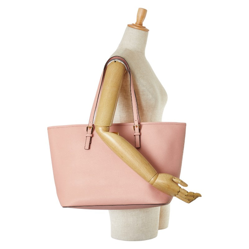 Michael Kors Leather Tote Bag Pink