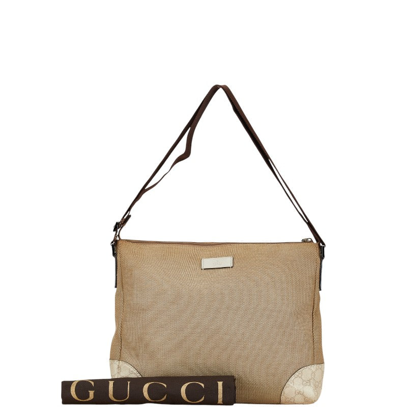 Gucci Canvas Leather Shoulder Bag 257301