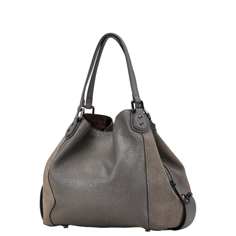 Coach Edie Leather Tote Handbag 21349