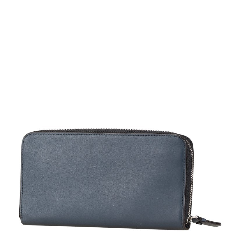 Furla Bicolor Leather Zip Wallet