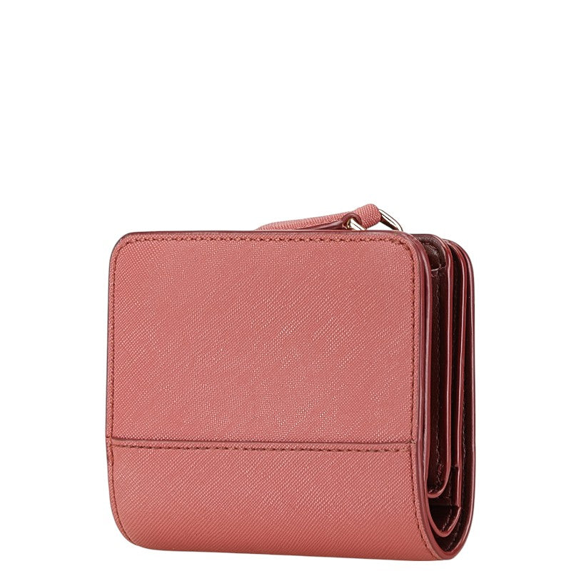 Marc Jacobs Mini Bifold Wallet Pink PVC Leather