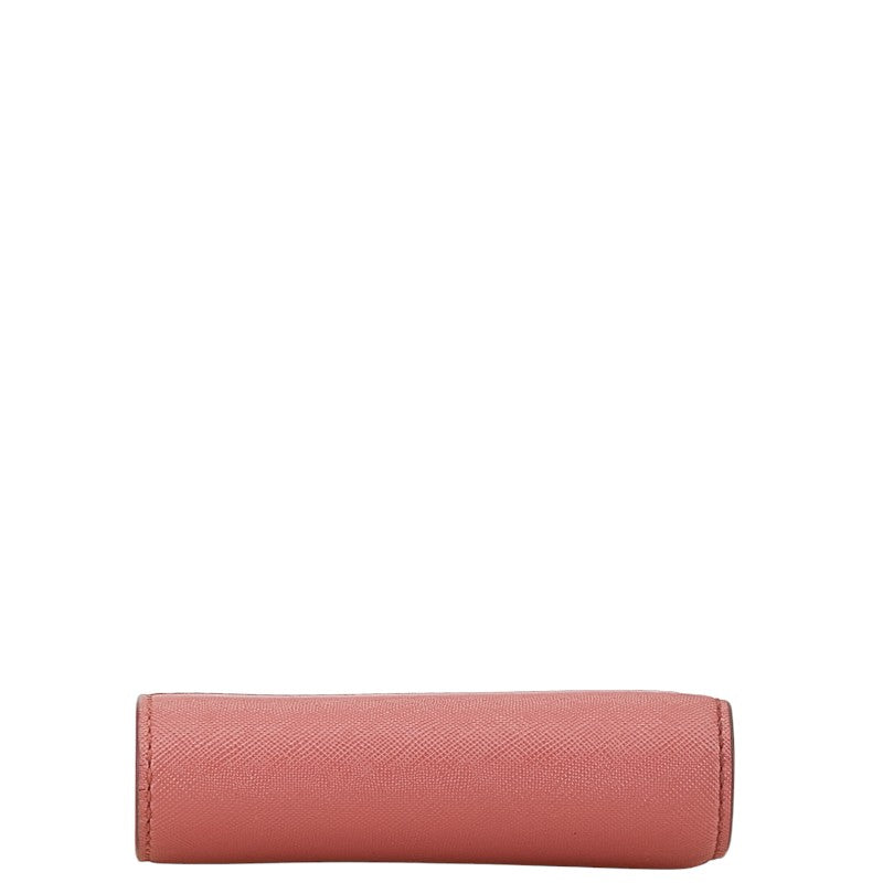 Marc Jacobs Mini Bifold Wallet Pink PVC Leather