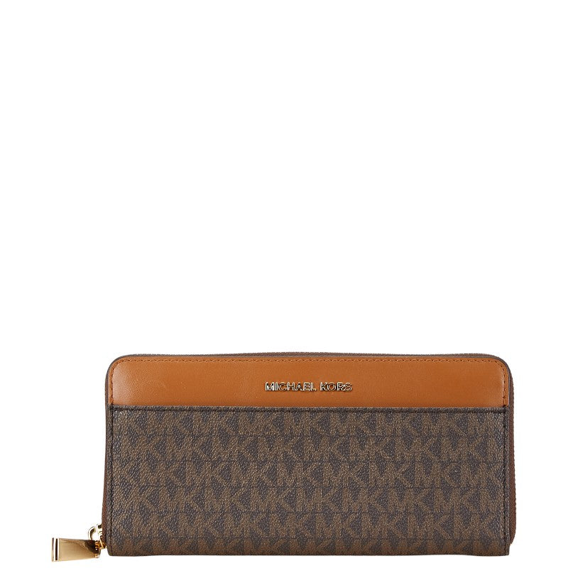 Michael Kors PVC Leather Zip Wallet