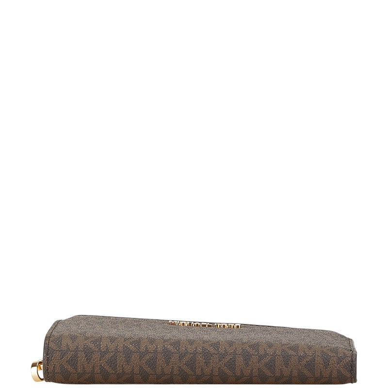 Michael Kors Signature Bifold Wallet Brown Pink