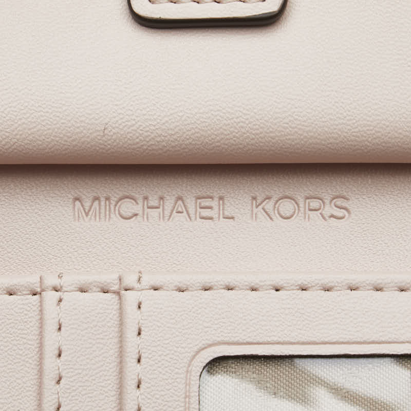 Michael Kors Signature Bifold Wallet Brown Pink