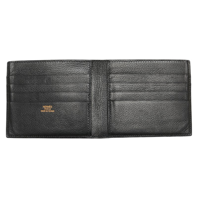 Hermes Evergrain Copernicus Bifold Wallet Black