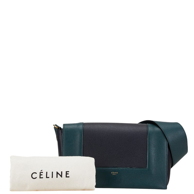 Celine Leather Frame Medium Shoulder Bag