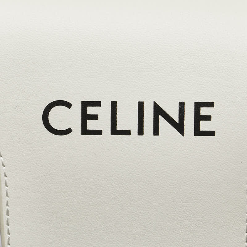 Celine Monochrome Logo Leather Crossbody Bag