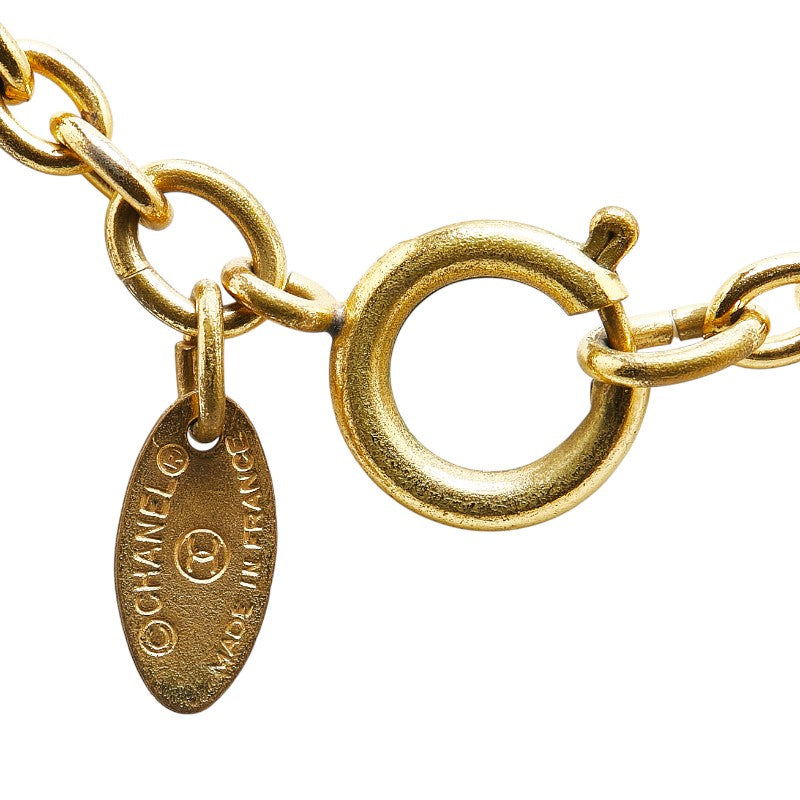 Chanel Coco Mark Gold Necklace