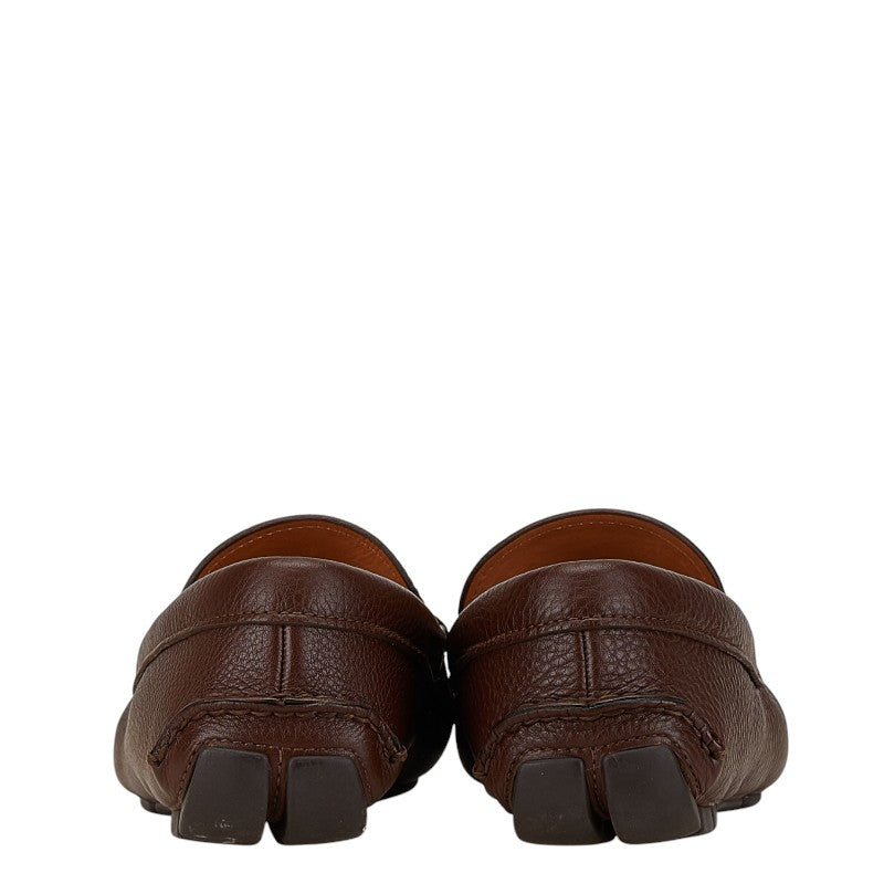 Prada Leather Loafers Brown Men