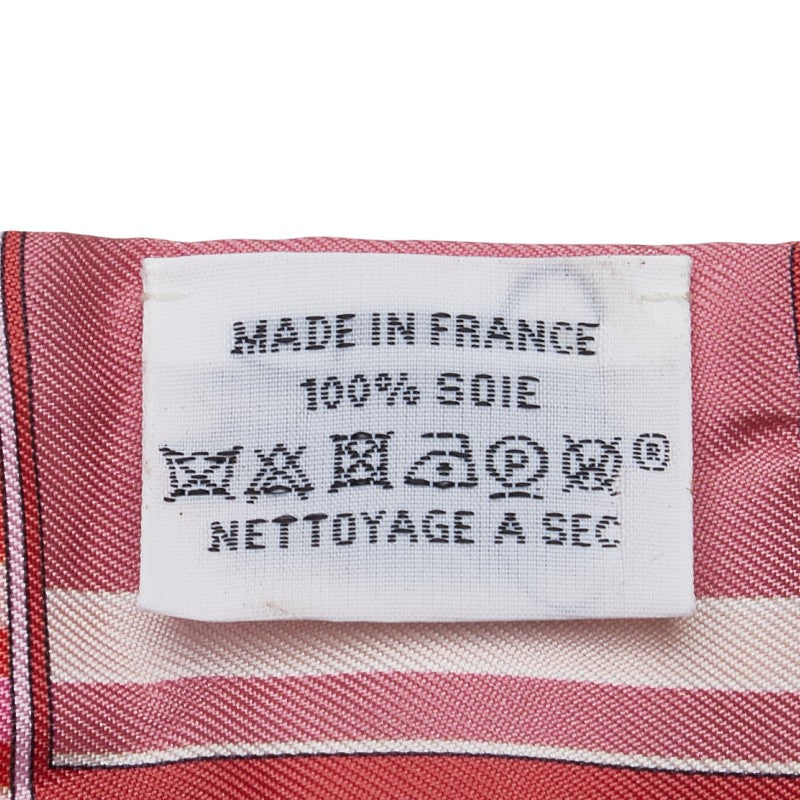 Hermes Silk Twilly Scarf Pink Multicolor