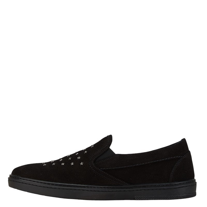 Jimmy Choo Star Studded Suede Slip-On Sneakers