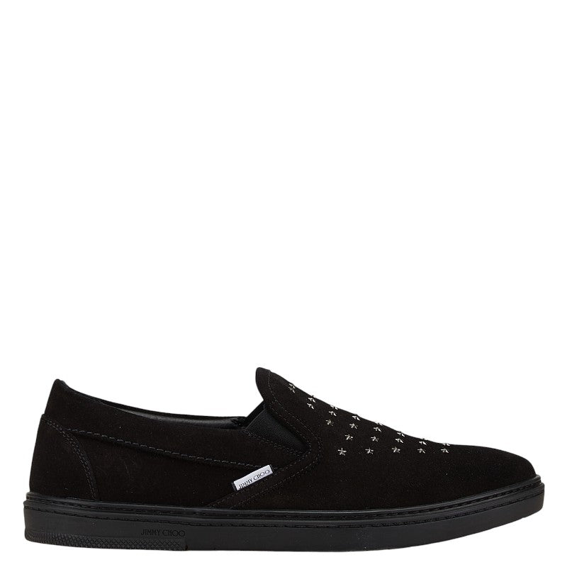 Jimmy Choo Star Studded Suede Slip-On Sneakers