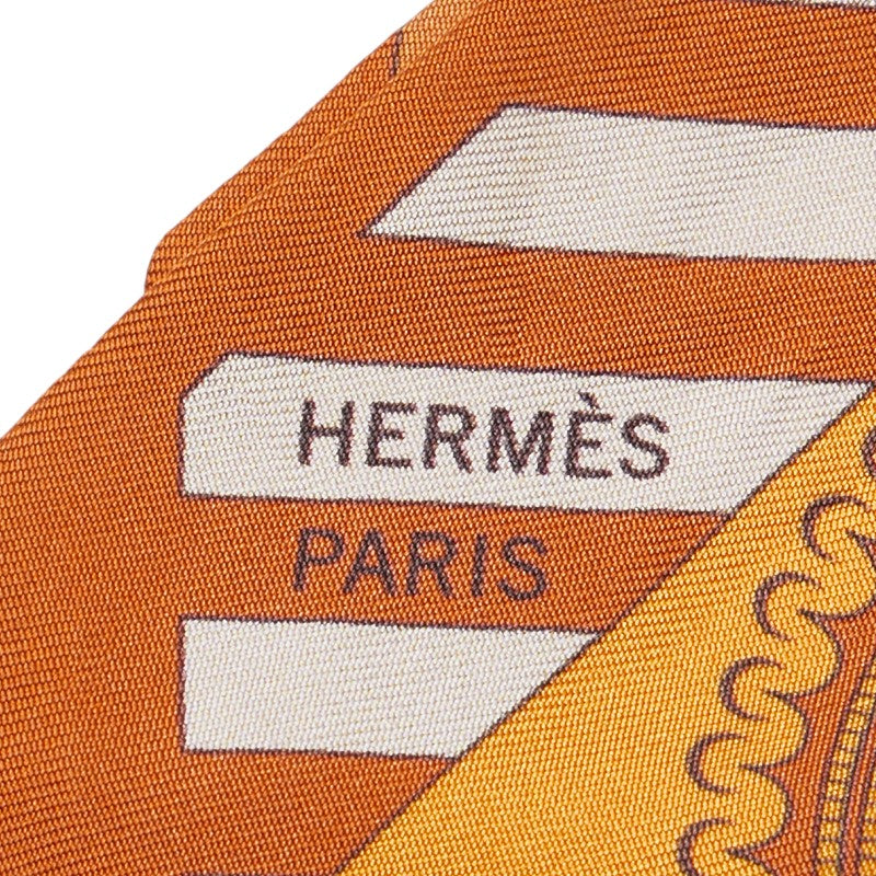 Hermes Silk Twilly Scarf Geometrie Cretoise