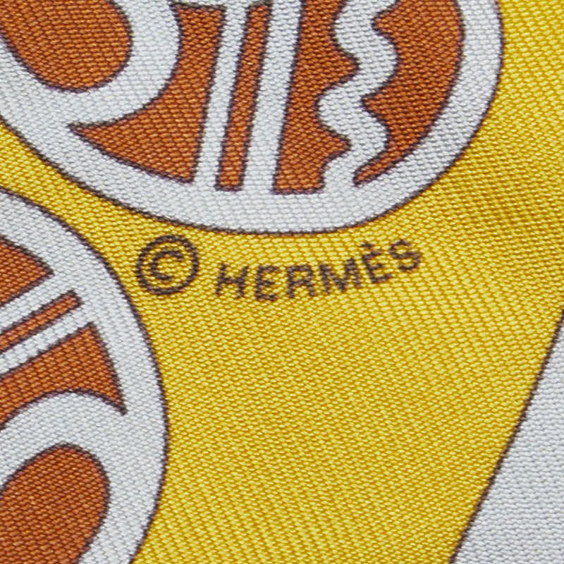 Hermes Silk Twilly Scarf Geometrie Cretoise