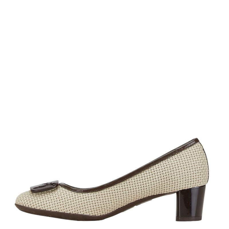 Salvatore Ferragamo My Ferragamo Canvas Pumps