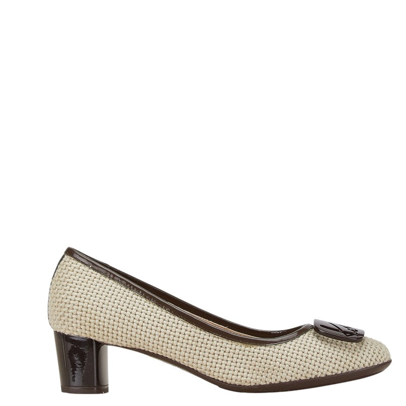 Salvatore Ferragamo My Ferragamo Canvas Pumps