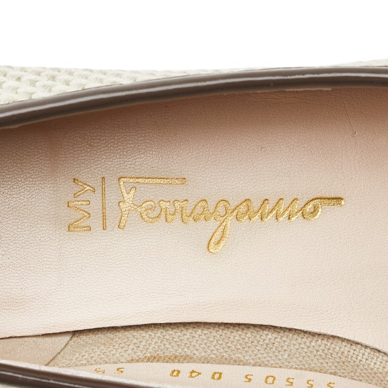 Salvatore Ferragamo My Ferragamo Canvas Pumps