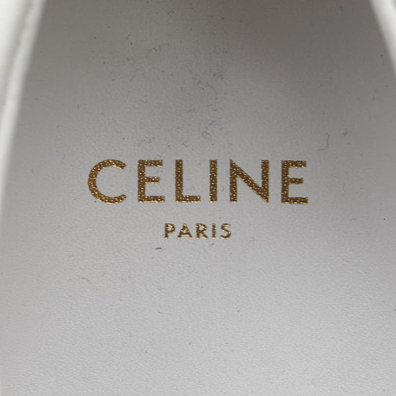 Celine Telepathy Love Sneakers Leather White Red