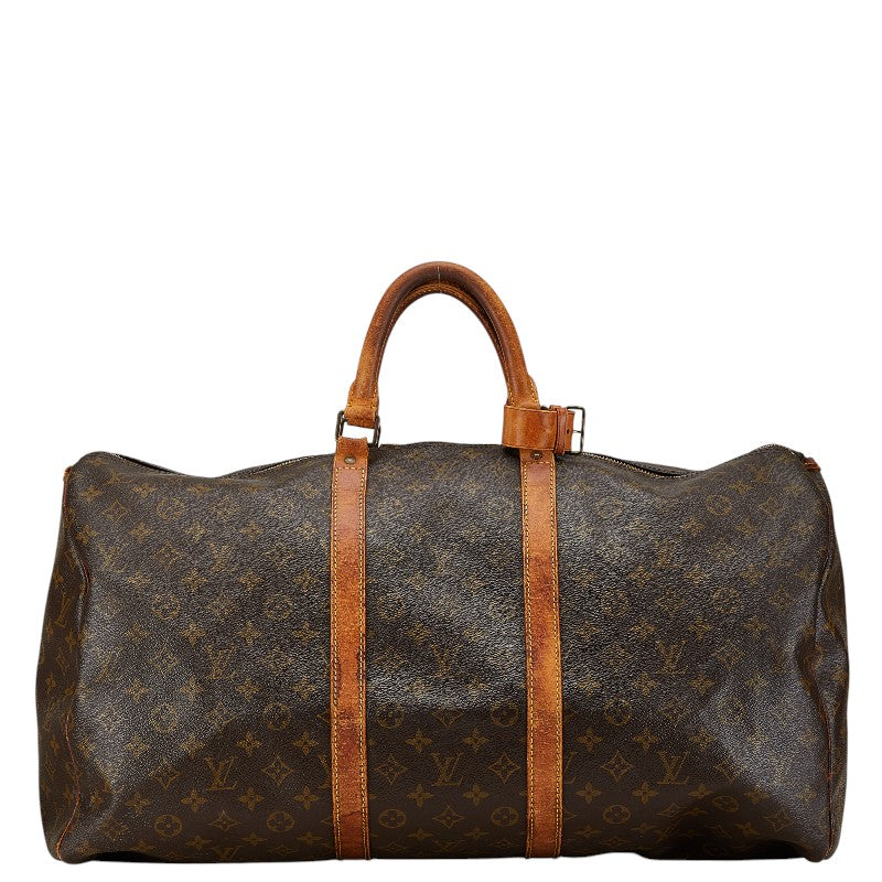 Louis Vuitton Monogram Keepall 55 Boston Bag