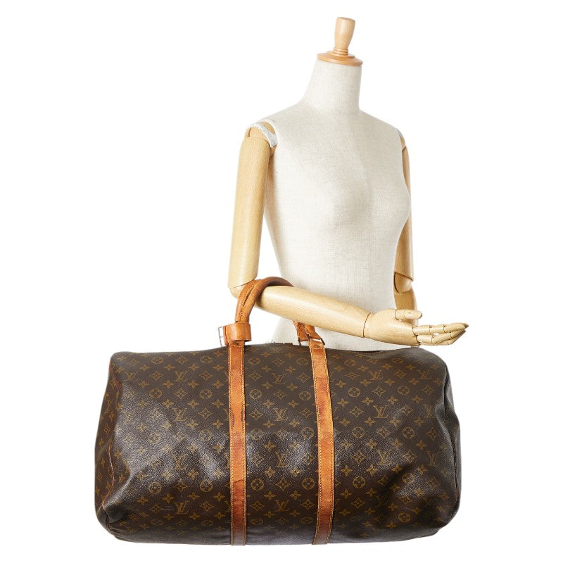 Louis Vuitton Monogram Keepall 55 Boston Bag