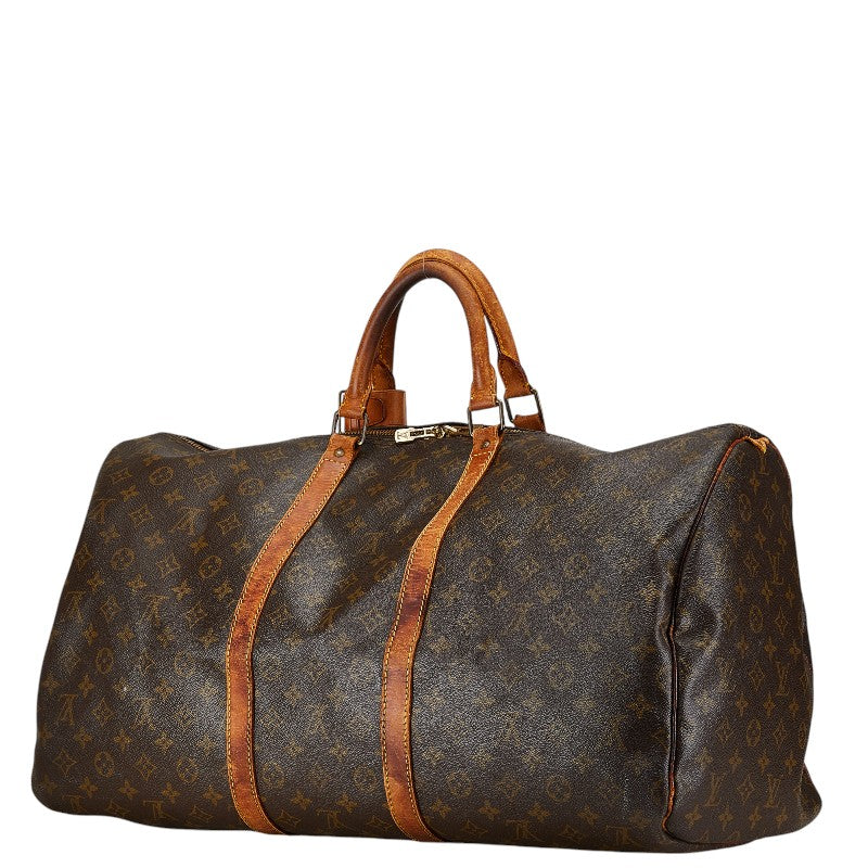 Louis Vuitton Monogram Keepall 55 Boston Bag