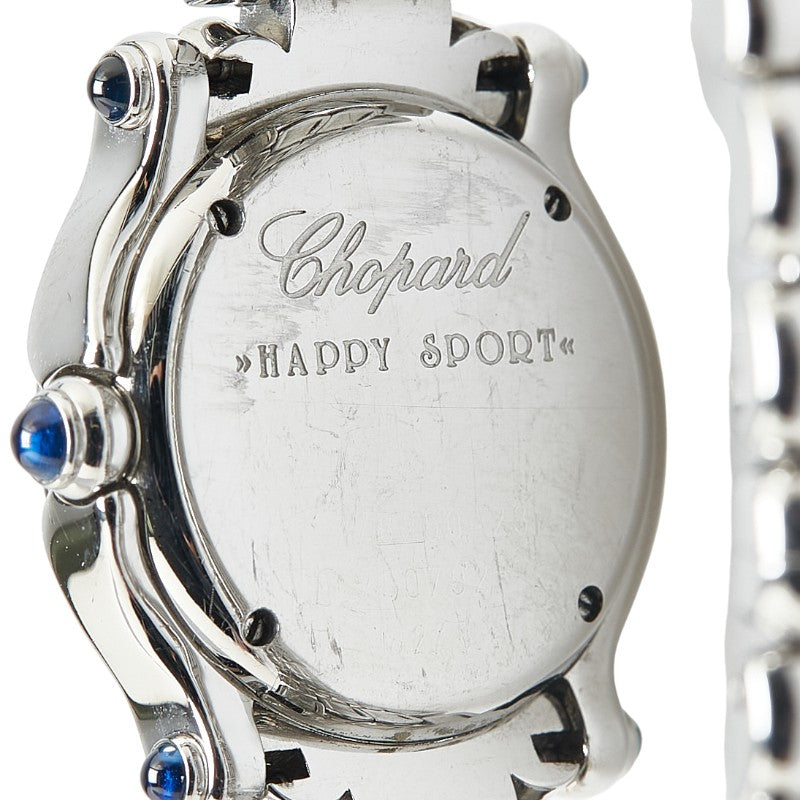 Chopard Happy Sport Moon & Star Watch Quartz Diamond Sapphire