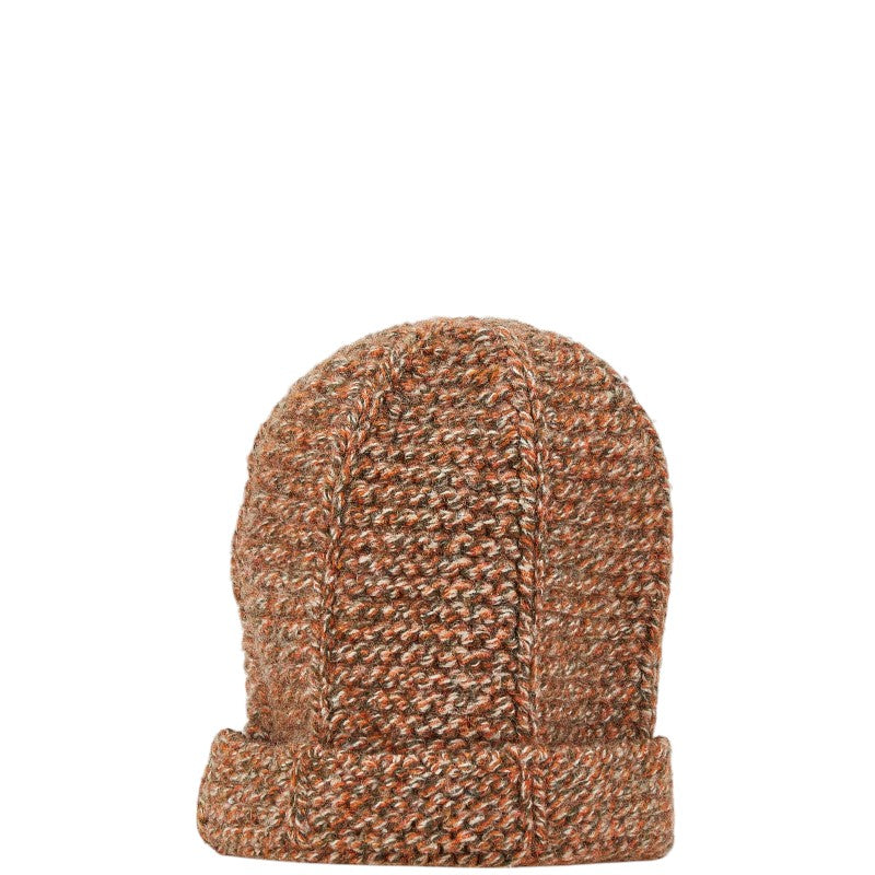 Gucci Wool Knit Hat Orange Khaki