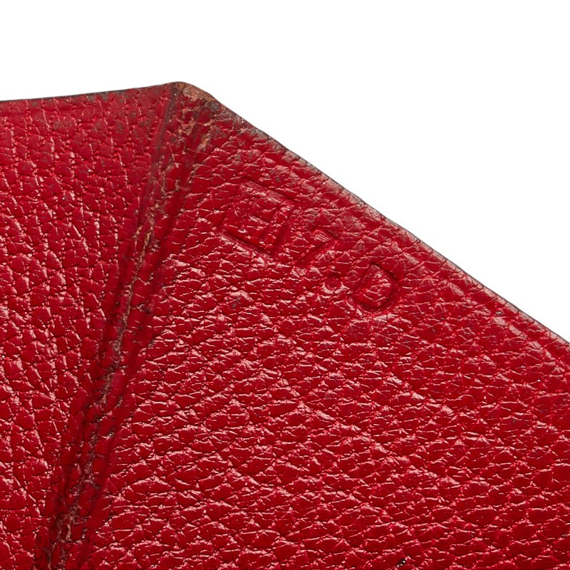 Hermes Bearn Souffle Long Wallet Rouge Ash