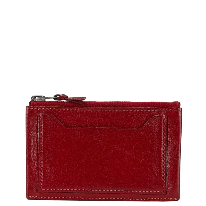 Hermes Clarisse PM Coin Case Red Leather