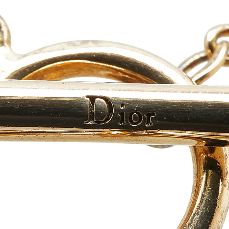 Dior Cannage Heart Necklace Gold Plated