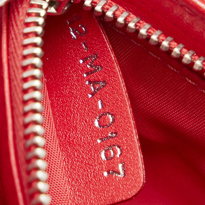 Dior Diorama Red Leather Chain Shoulder Bag