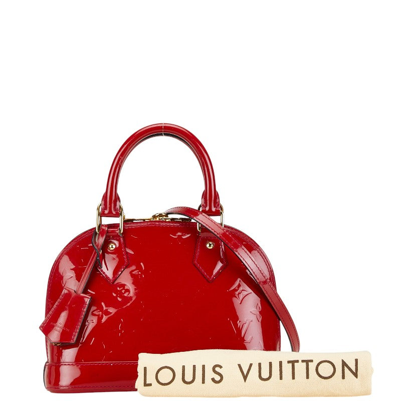 Louis Vuitton Alma BB Patent Leather Handbag