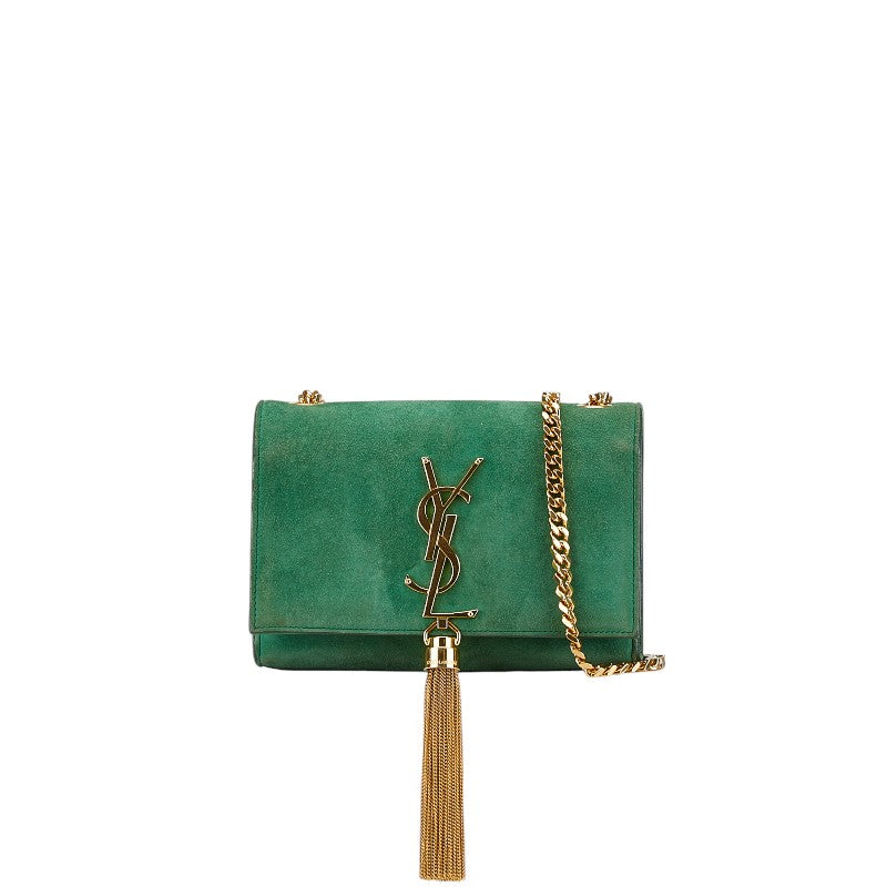 Yves Saint Laurent Suede Leather Kate Small Chain Bag