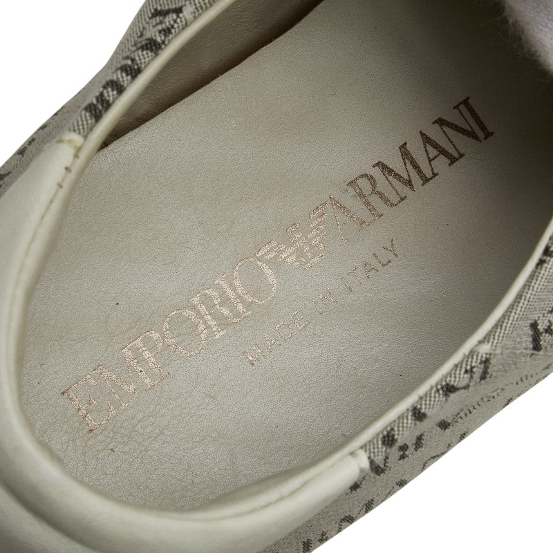 Armani Canvas Leather Sneakers Women