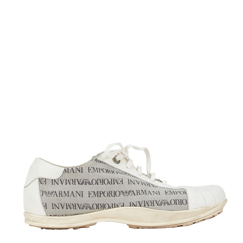 Armani Canvas Leather Sneakers Women